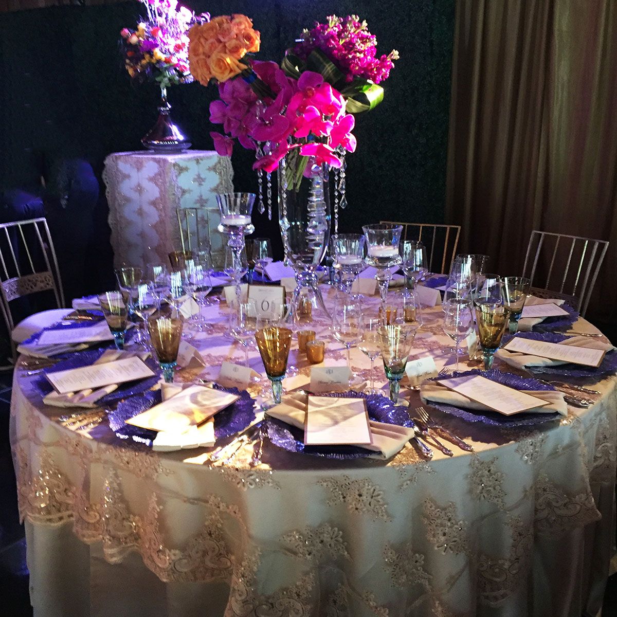 Purple Leaf Charger Plate - Image 3