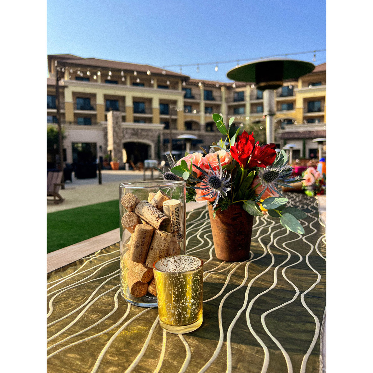 Olive Wavelength Table Runner - Image 3