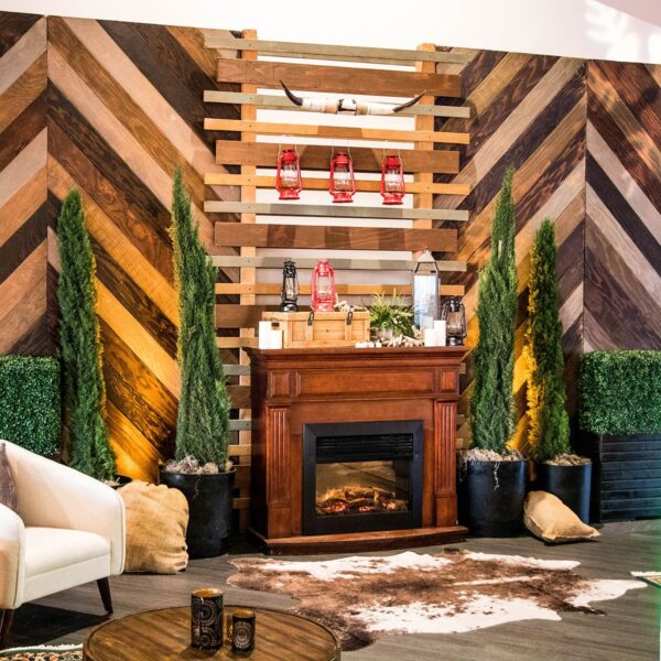 Red Western Oil Camping Lantern (13"H)