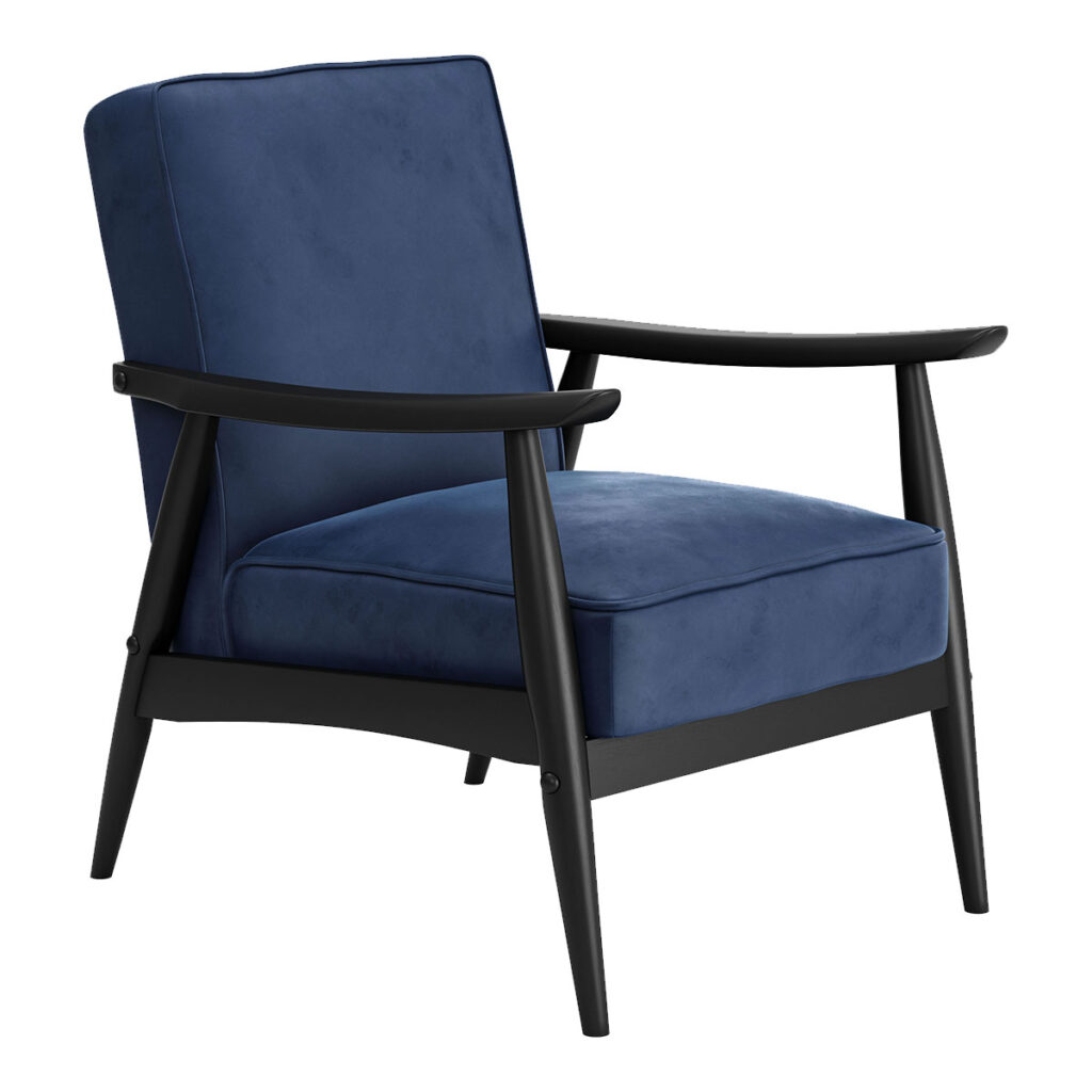 Blue Velvet Iconic Chair