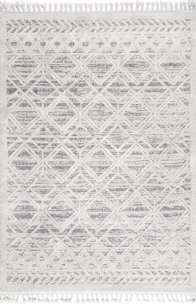 Lattice Tassel Rug