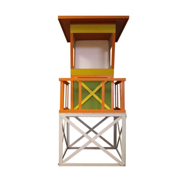 Lifeguard Tower (Orange with Avocado/White)
