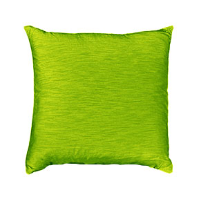 Lime Shantung Matte Pillow
