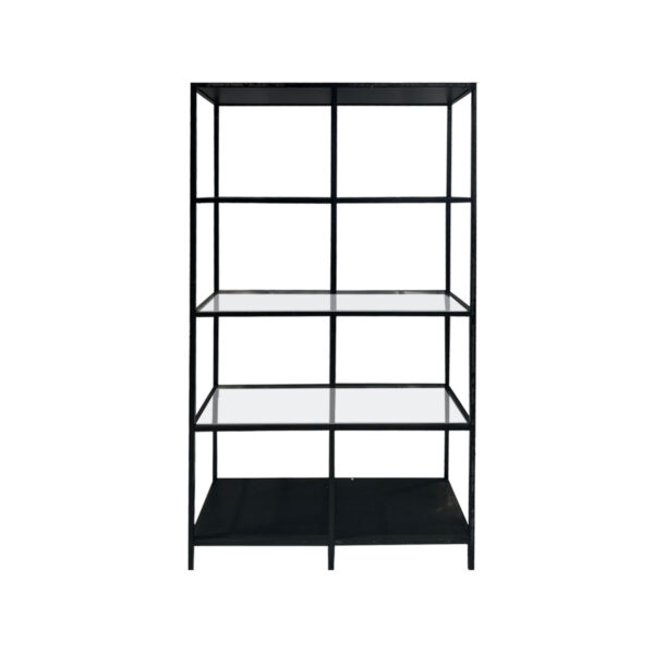 Black Linear Display Shelf