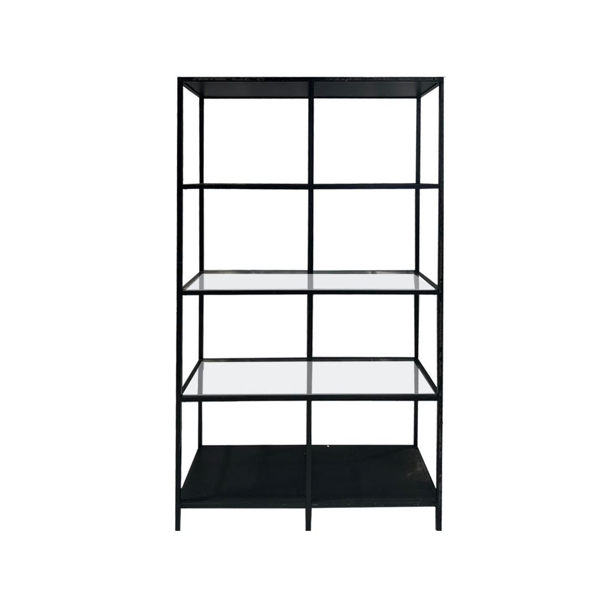 Black Linear Display Shelf