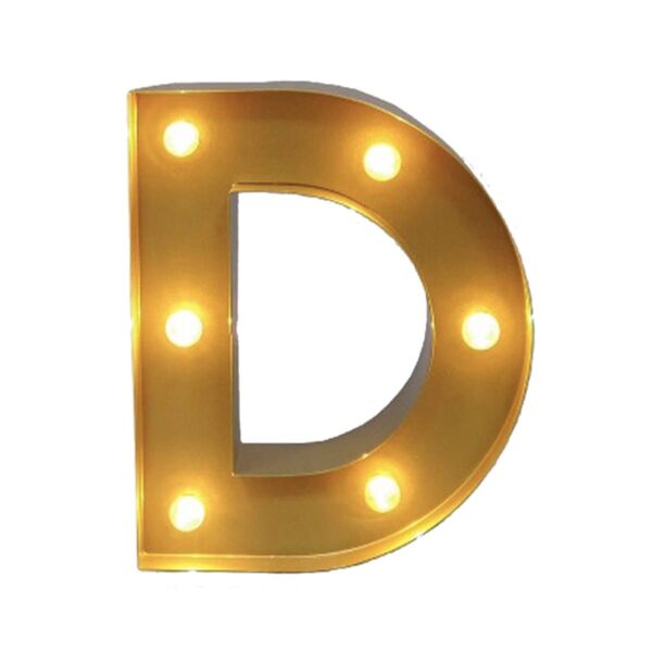 2' Marquee Letter - D
