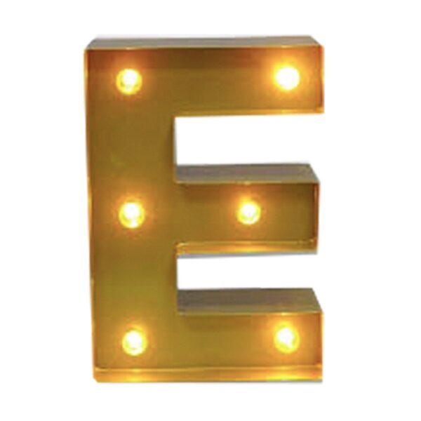 2' Marquee Letter - E