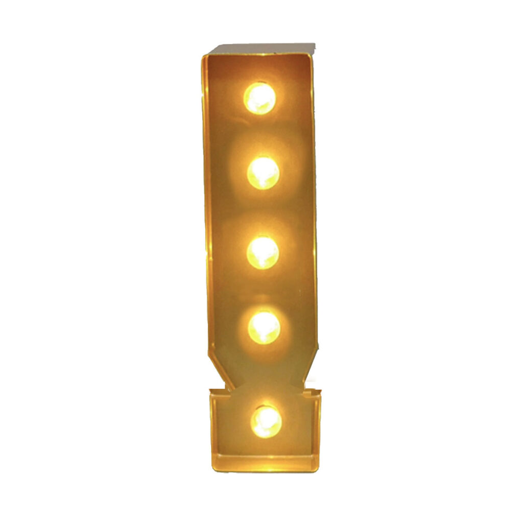 2' Marquee Letter - !