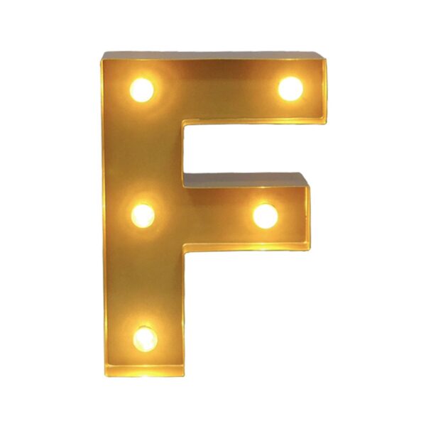 2' Marquee Letter - F