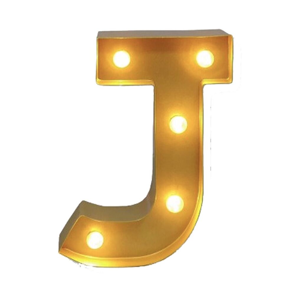 2' Marquee Letter - J