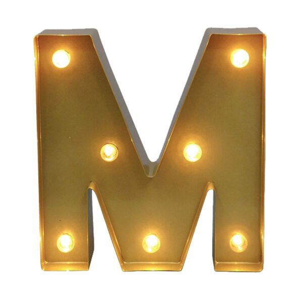 2' Marquee Letter - M