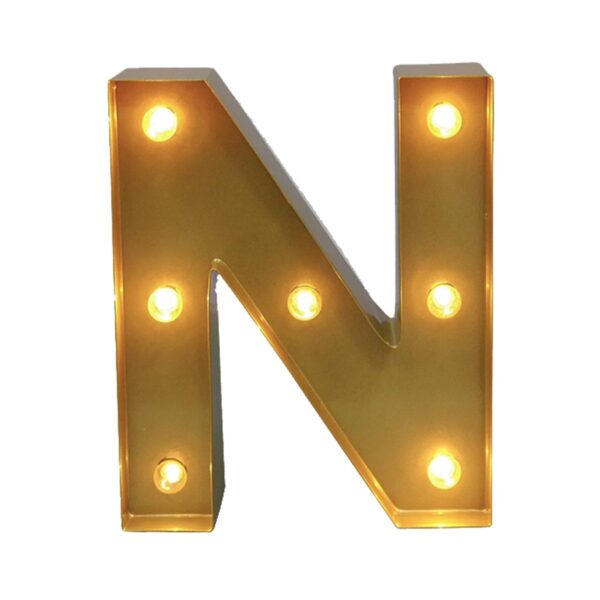 2' Marquee Letter - N