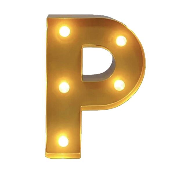 2' Marquee Letter - P