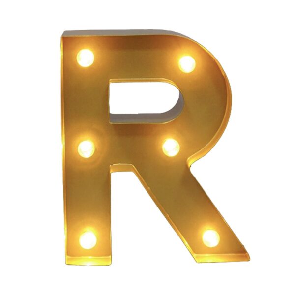 2' Marquee Letter - R