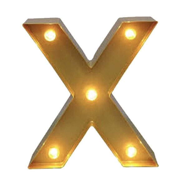 2' Marquee Letter - X