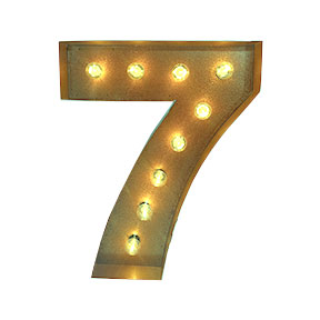 2' Marquee Number - 7