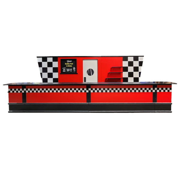 Mel's Diner Façade with Counter