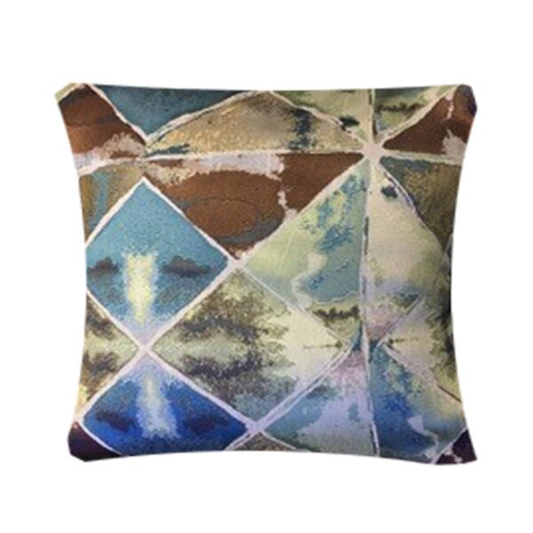 Moss Metallic Mosaic Pillow