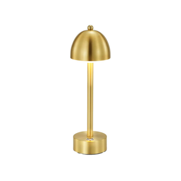 Mushroom Lamp, Gold