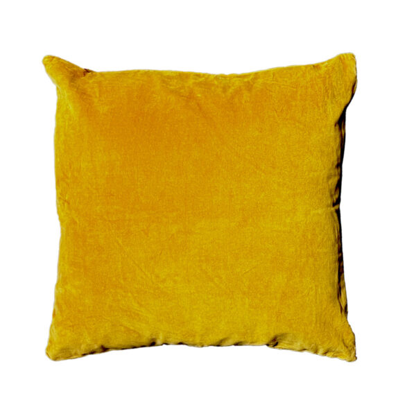 Mustard Velvet Pillow
