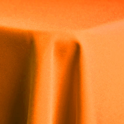Neon Orange Poly Table Linen