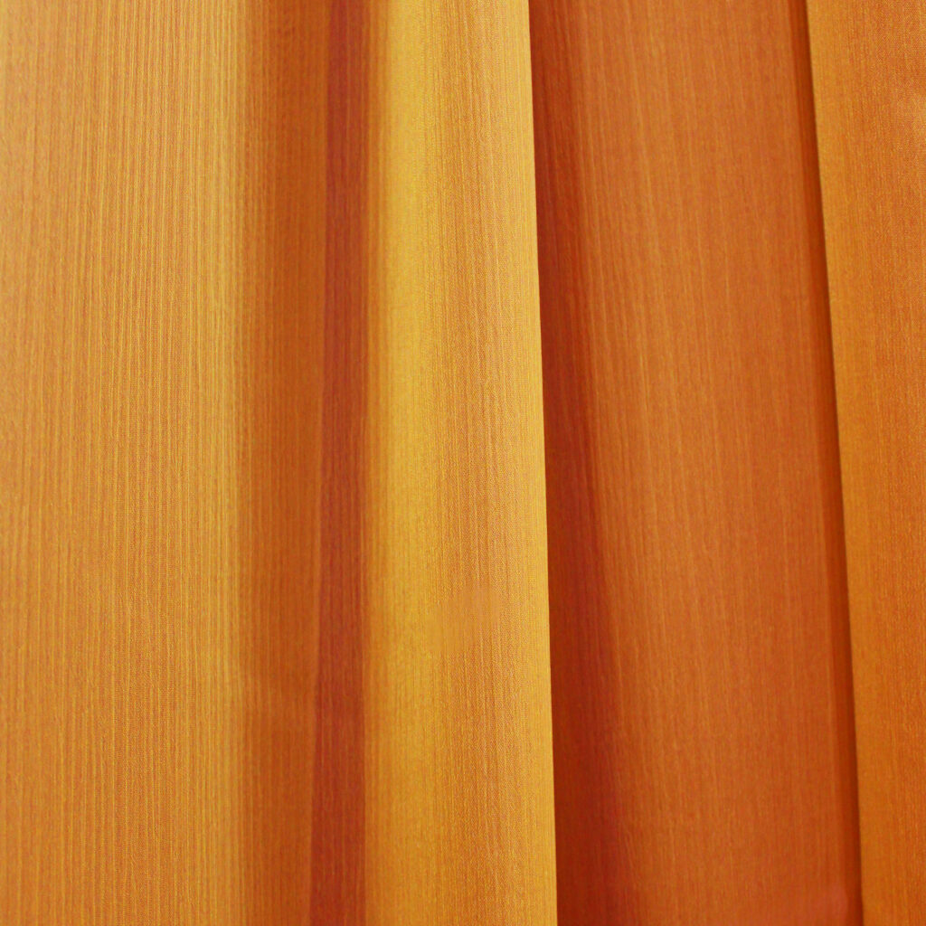 Orange Sheer Drape