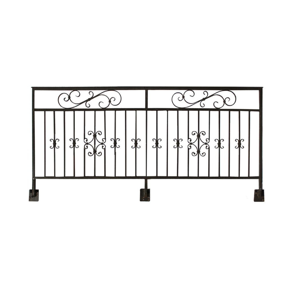 Ornate Wrought Iron Stage Railing Rental | Staging | PEP Creative