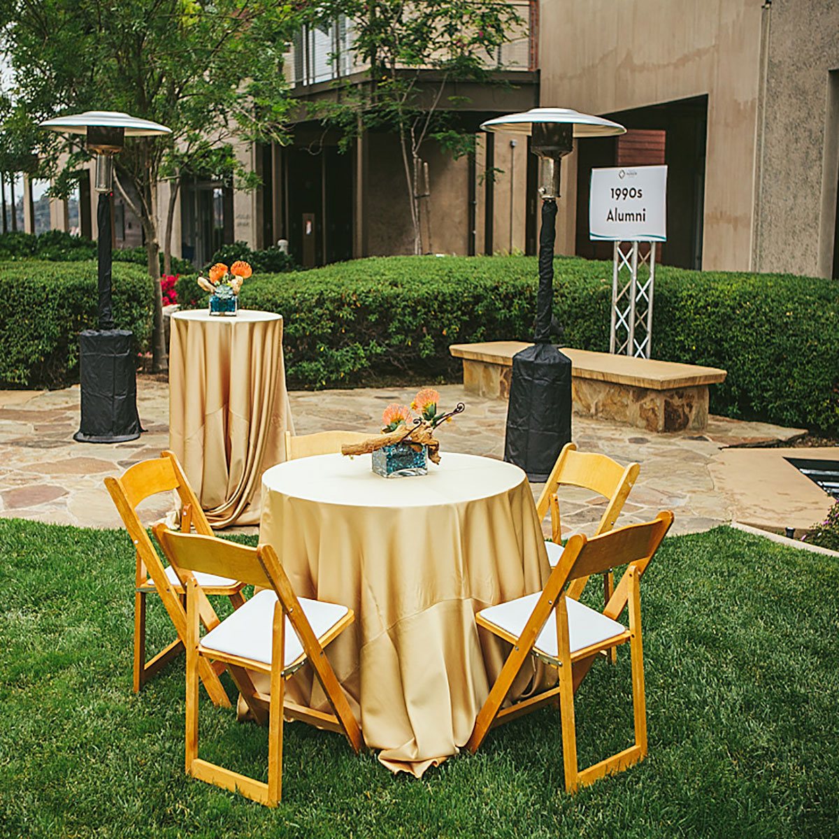 Natural Wood Folding Chair - Image 3