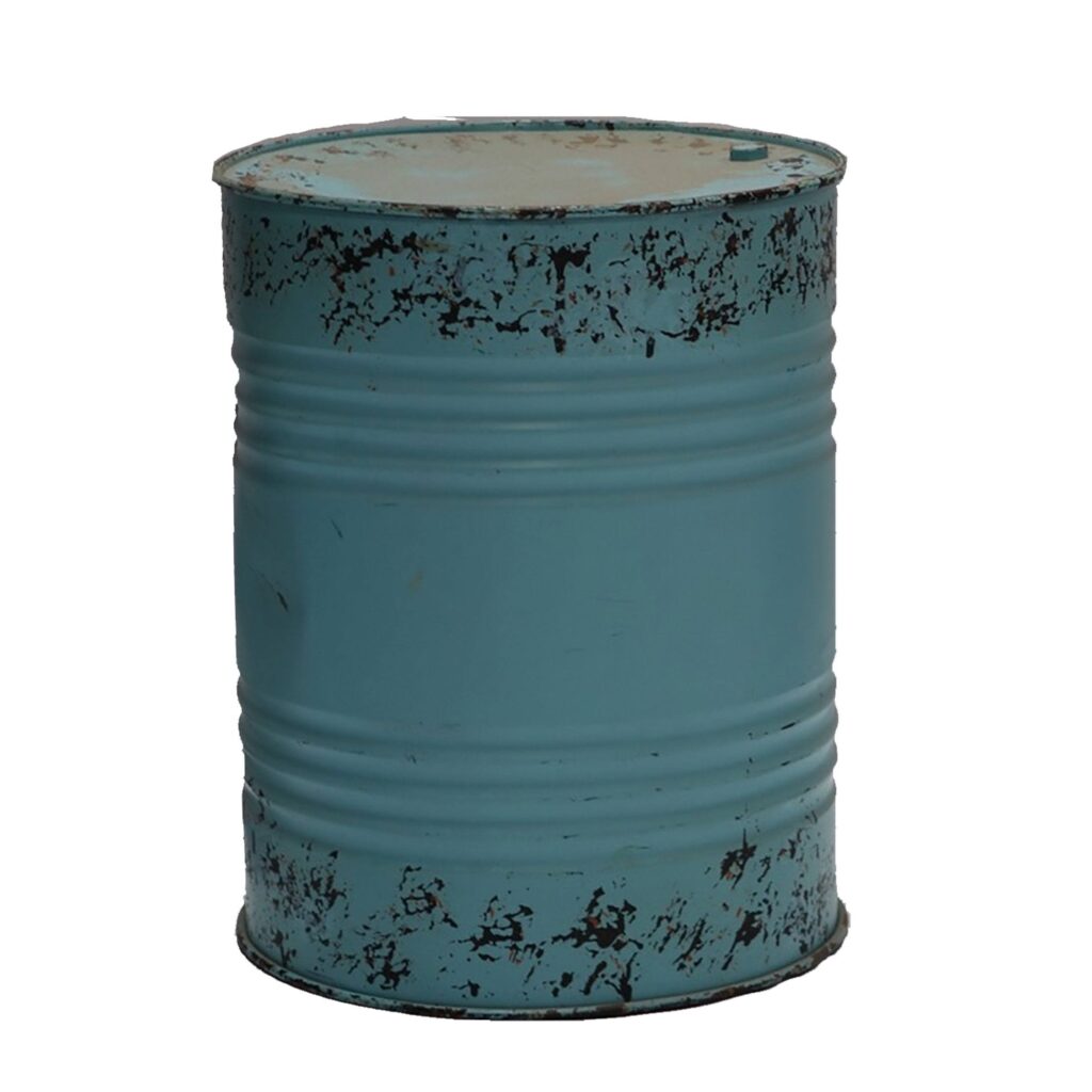 Oil Drum, Petite Light Blue