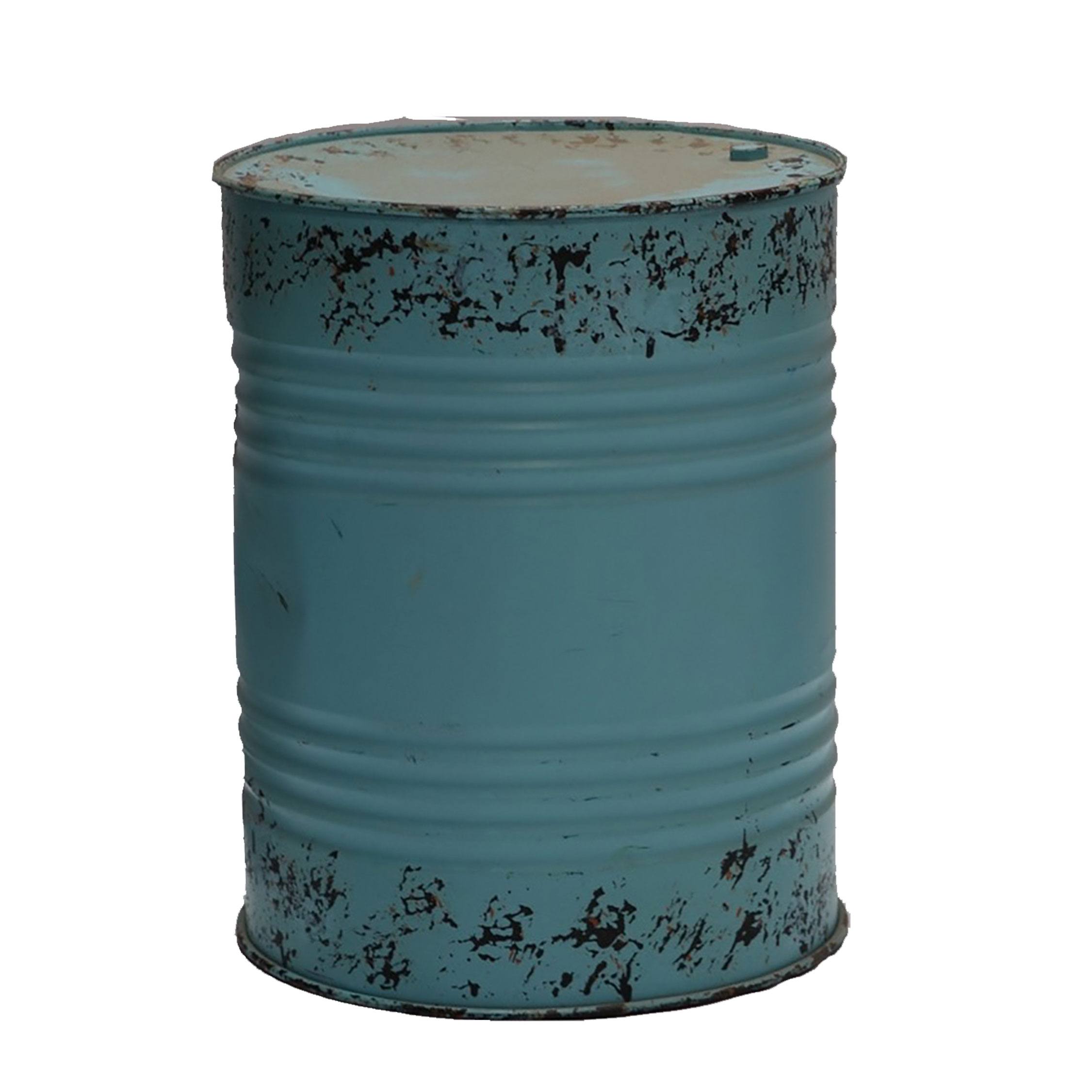 Petite Light Blue Oil Drum