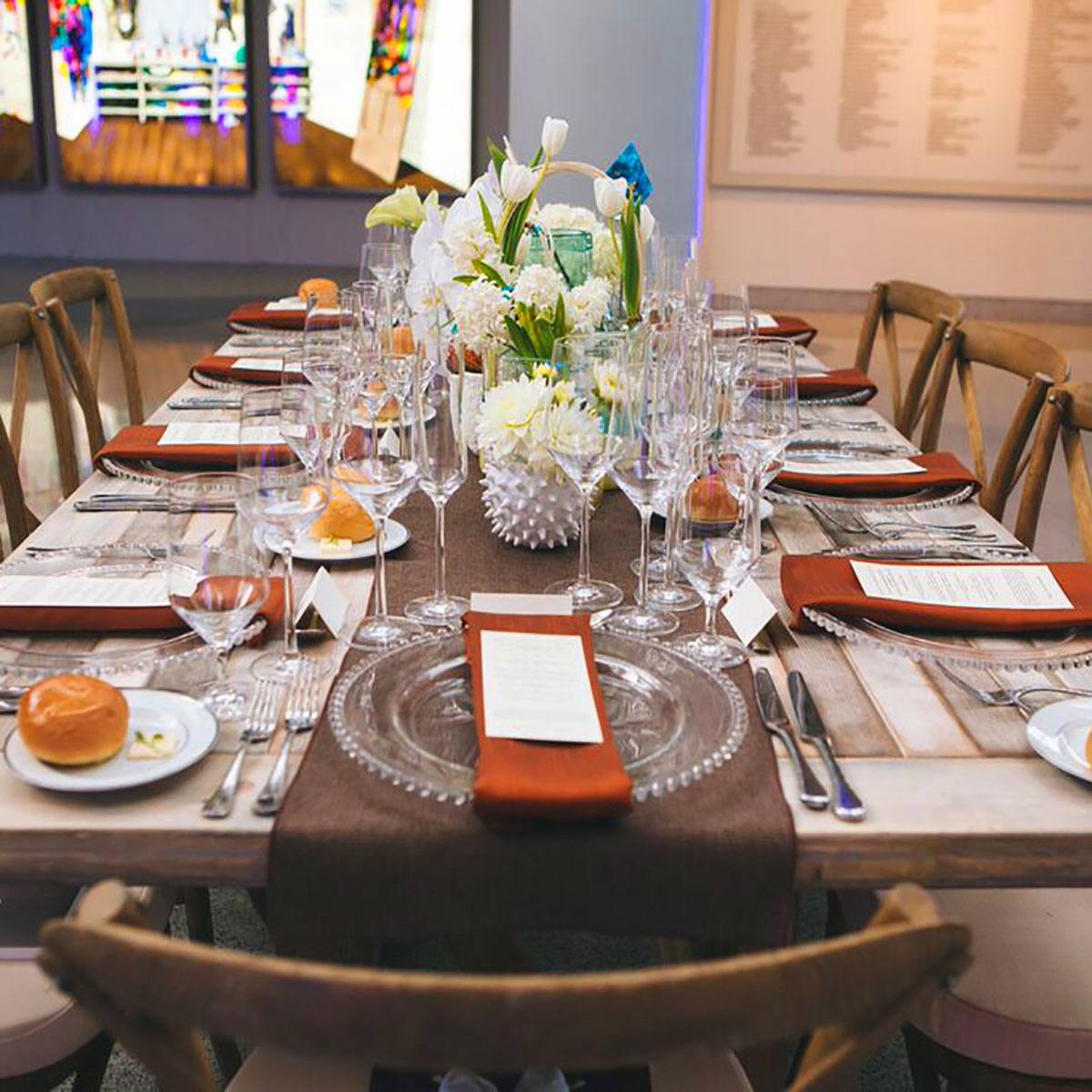 Copper Dupioni Table Linen - Image 3