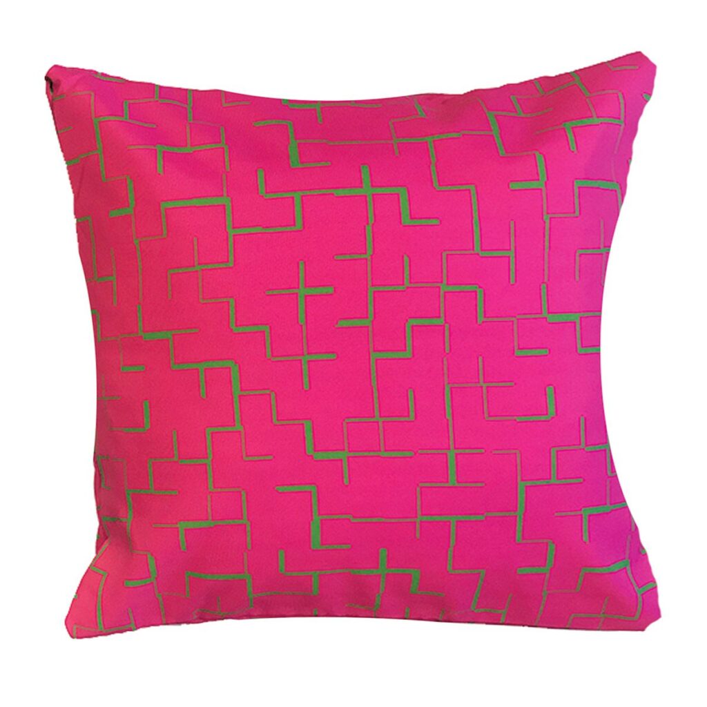 Pink Tetris Pillow