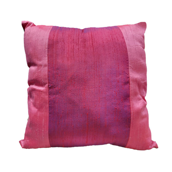Pink and Fuchsia Dupioni Pillow