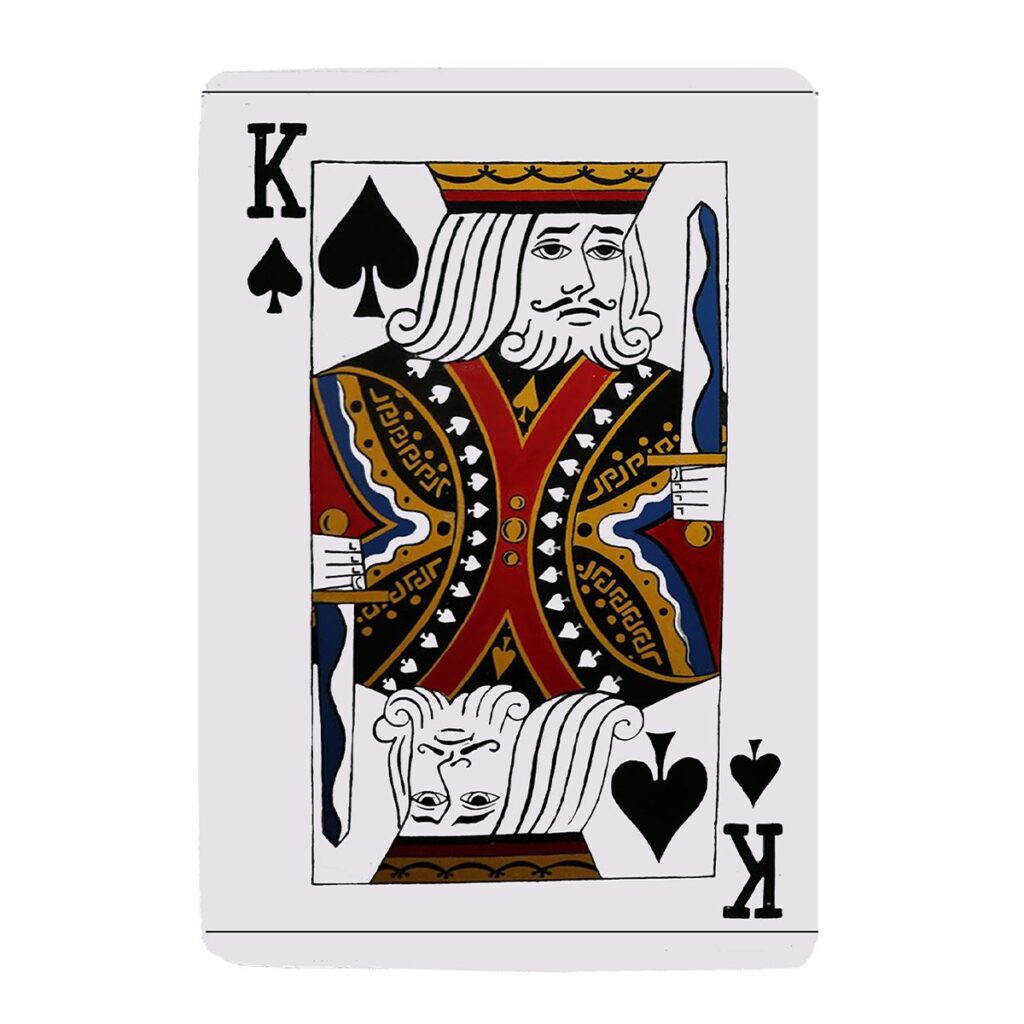Playing Card Cutout (King of Spades)