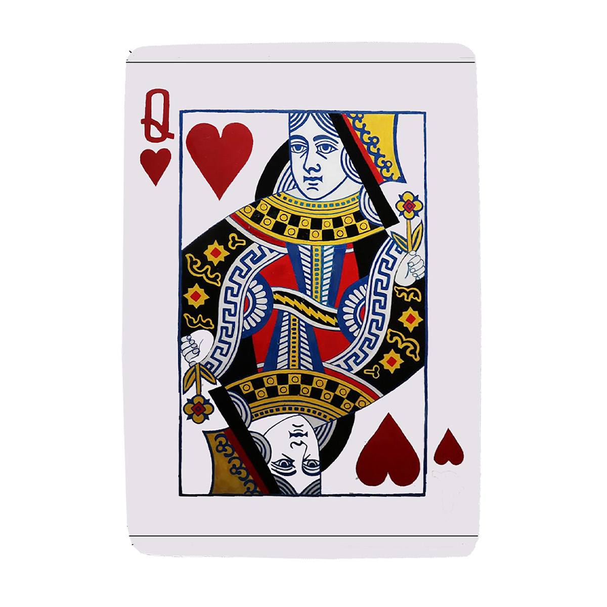 Playing Card Cutout (Queen of Hearts)
