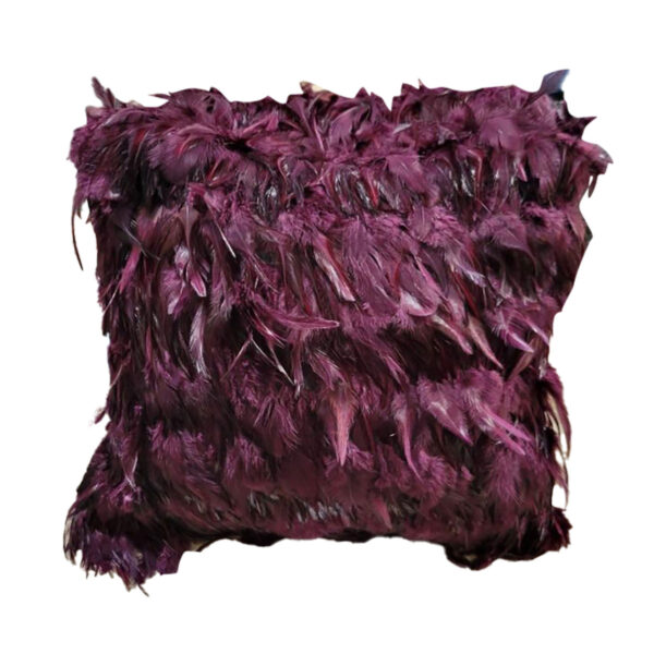Plum Flutter Pillow