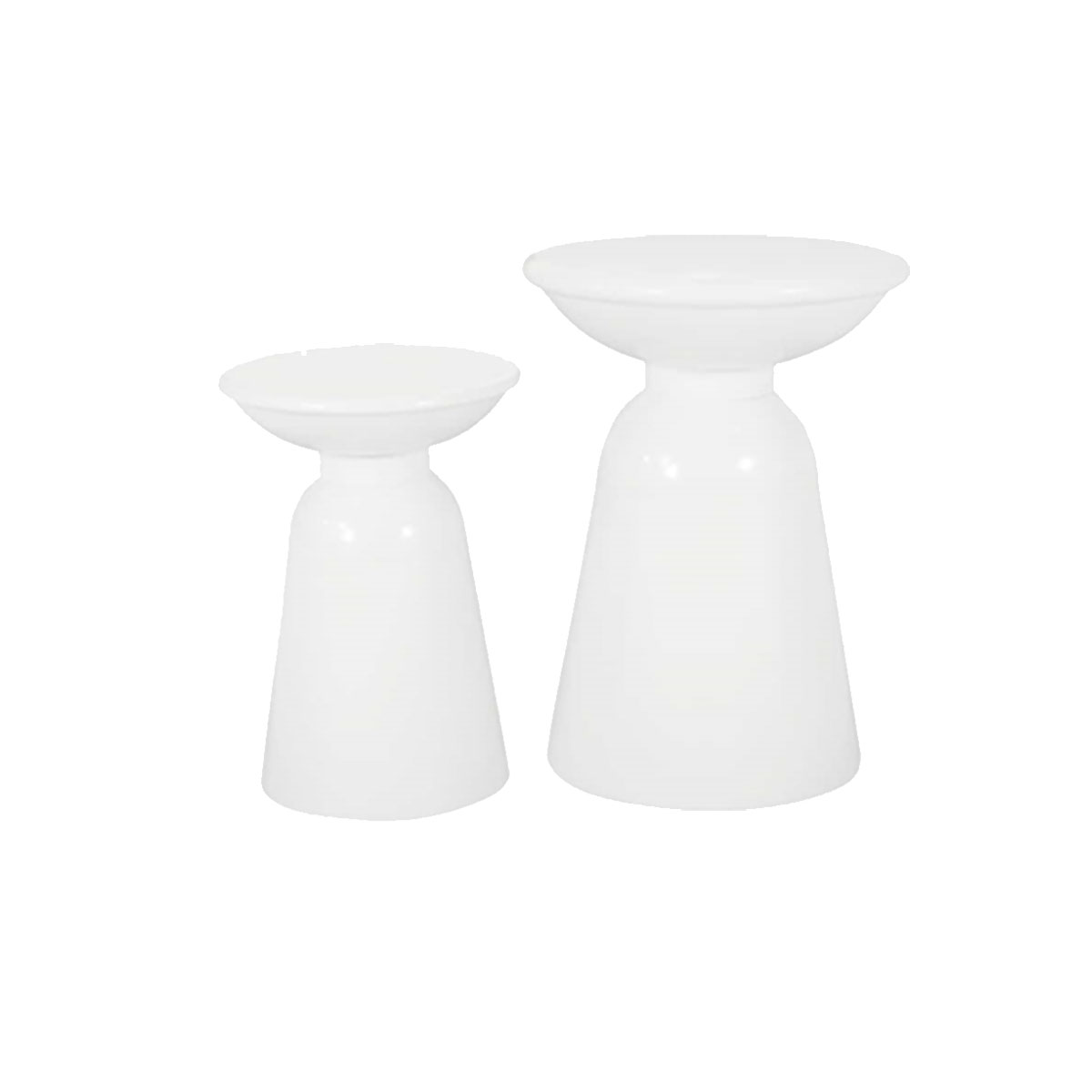 White Polly Duo Side Tables