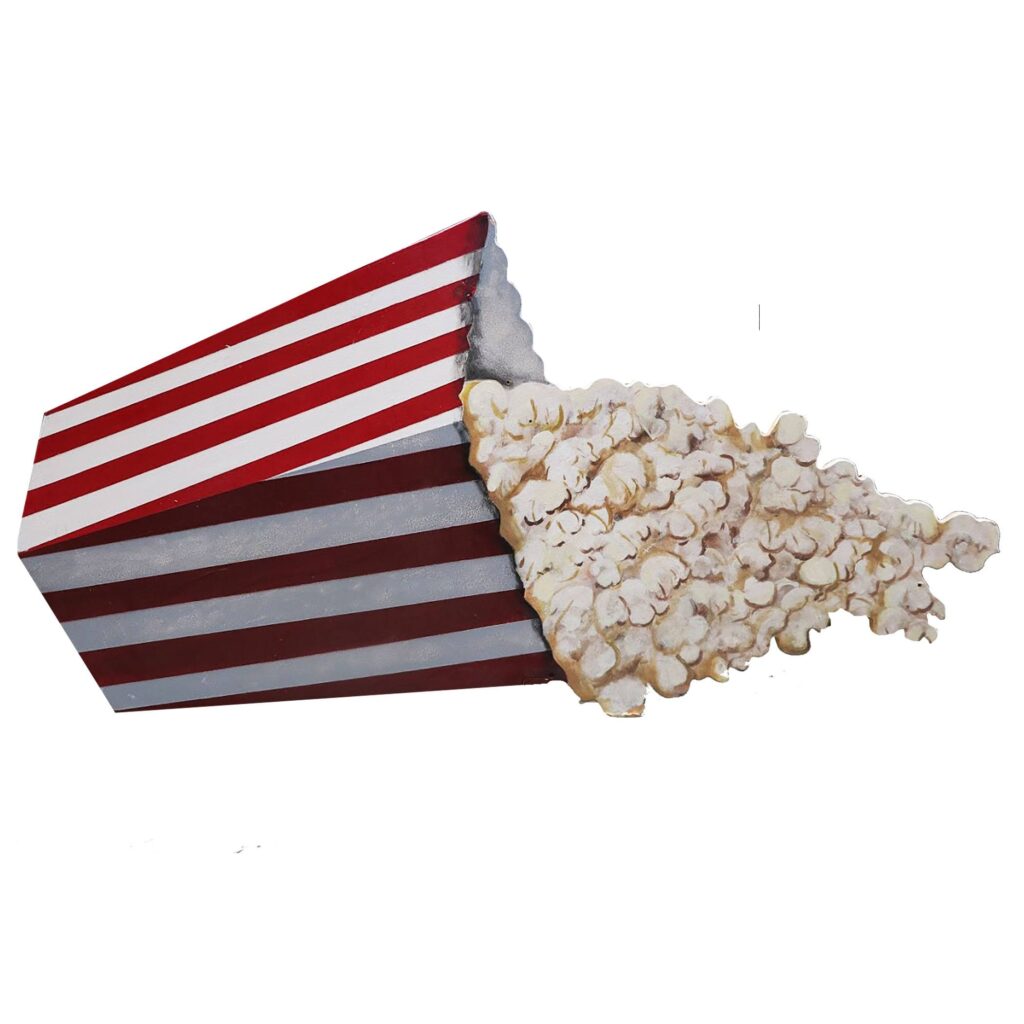 Popcorn Box Cutout (3'H)