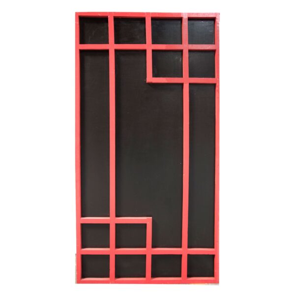 Oriental Red & Black Panel