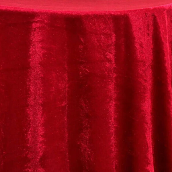 Red Lush Velvet Linen