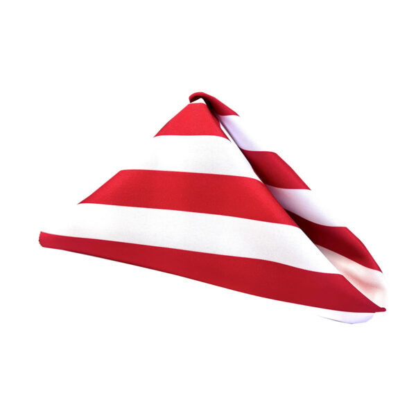 Red & White Stripe Napkin