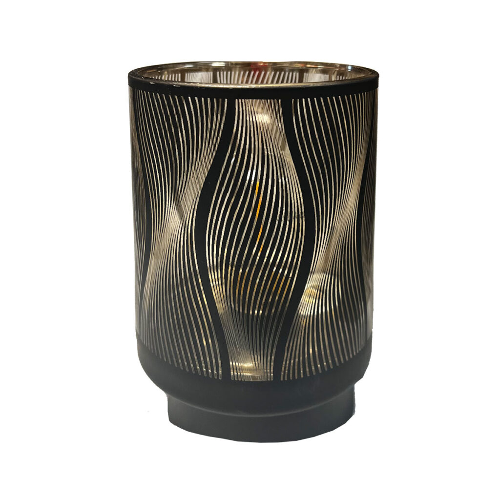 Retro Wave Lightbulb Votive / Lantern