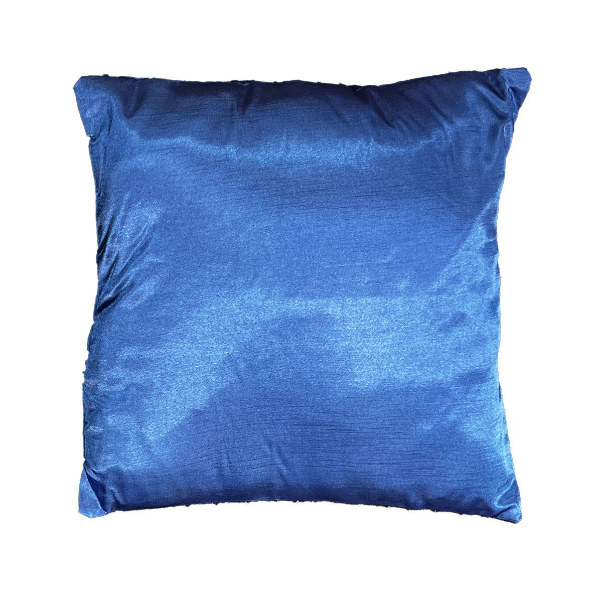 Royal Blue Satin Shantung Pillow