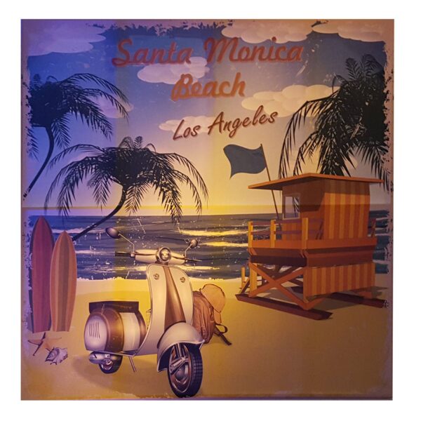 Santa Monica Postcard Panel