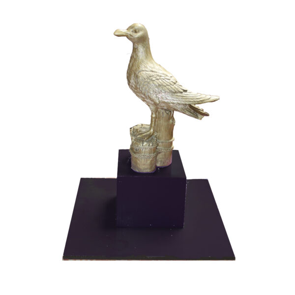 Gold Seagull Statue