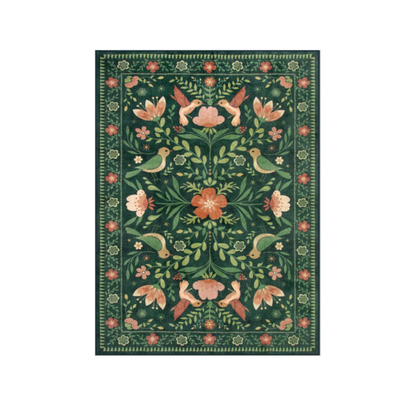 Serenade Rug, Dark Green