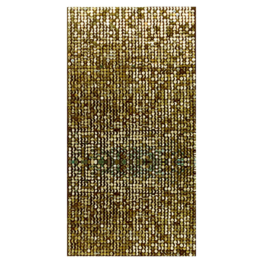 Gold Shimmer Panel, Round Sequin