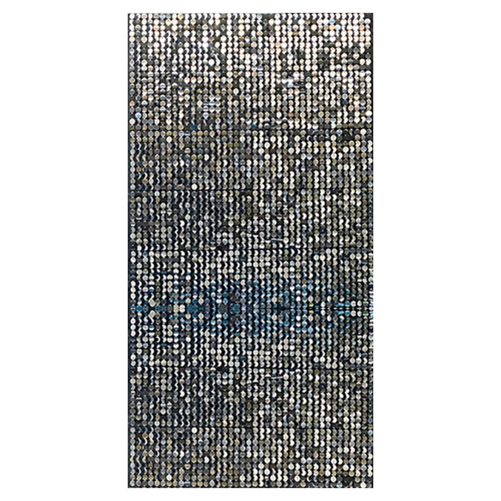 Shimmer Panel, Silver Round Sequin
