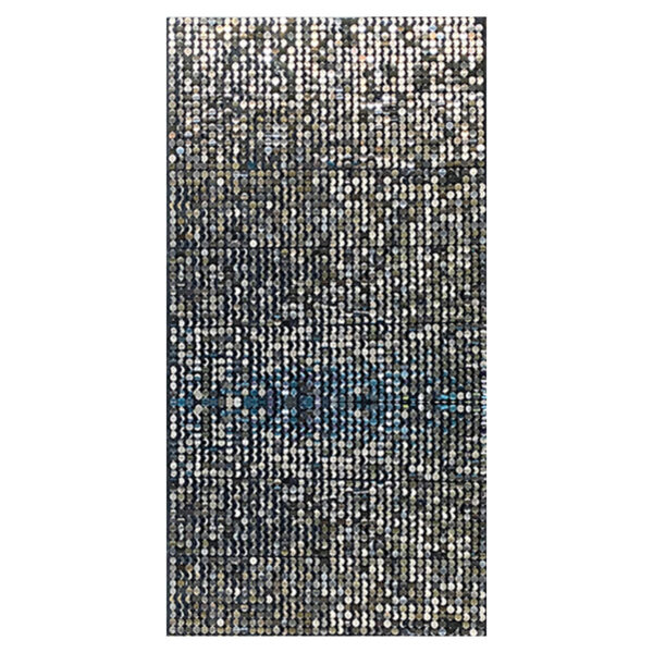 Silver Shimmer Panel, Round Sequin