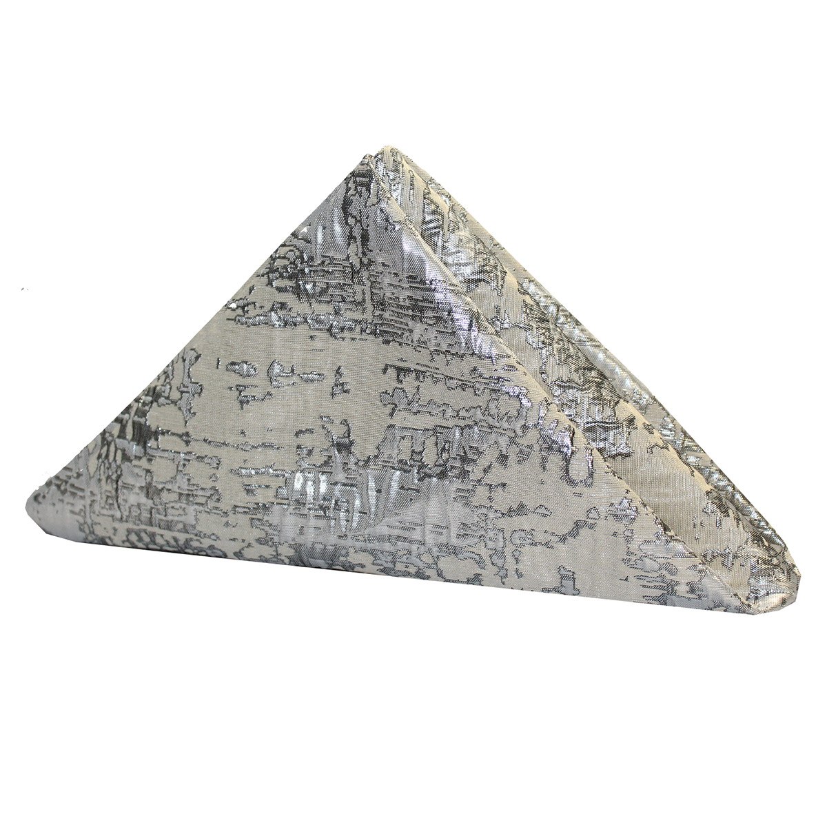 Silver Metallic Alloy Napkin
